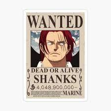SHANKS bounty One Piece" Poster for Sale by MichaelAgree | Redbubble