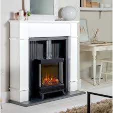 Adam Oxford Stove Fireplace In Pure