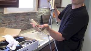 how to install a kitchen faucet step by