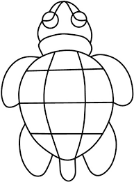 stained glass pattern turtle painting
