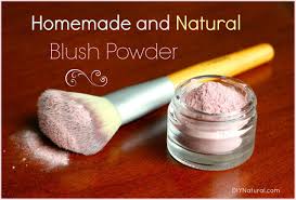 a natural diy recipe for blush powder