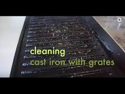 Cleaning Cast Iron With Grates