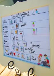 Large Chore Chart Dry Erase And Magnetic Cleaning To Do