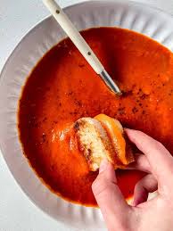 healthy tomato soup recipe with a