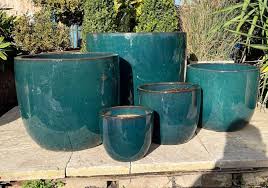 Large Glazed Ceramic Plant Pots For The