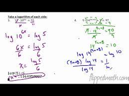 Solve Exponential Logarithmic Equations