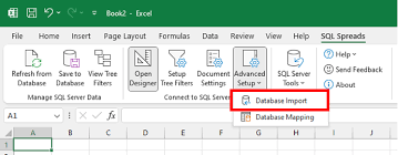 import of data from sql server to excel