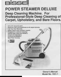 bissell power steamer deluxe 1631 1