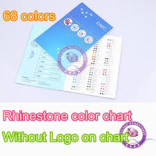 Generic Dmc Rhinestone Color Chart Color Book Catalogue 68