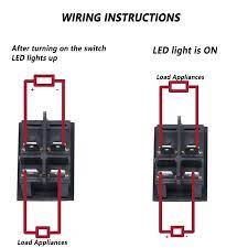 3 pin rocker switch wiring diagram source. Twidec 2pcs Rocker Switch 4 Pins 2 Position On Off Ac 20a 125v 15a 250v Dpst Green And Red Led Light Illuminated Boat Rocker Switch Toggle Quality Assurance For 1 Years Kcd2 201n Rg Amazon Com Industrial Scientific