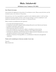 rn utilization review cover letter