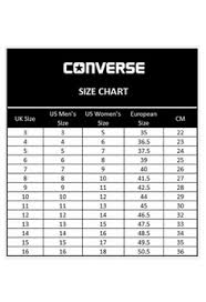 Converse Shoes Size Chart Australia