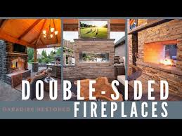 Double Sided Fireplaces Outdoor