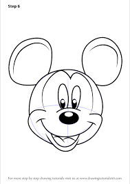 How to draw mickey mouse easy? Learn How To Draw Mickey Mouse Face From Mickey Mouse Clubhouse Mickey Mouse Clubhouse Step By Step Drawing Tutorials