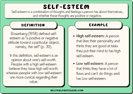 21 self esteem exles high and low