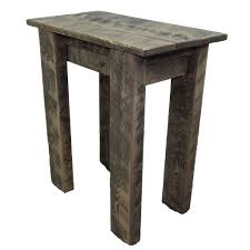 We feature rustic furniture with a cabin or lodge theme. Simple Small Rustic Side Table Four Corner Furniture Bozeman Mt