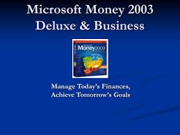Microsoft Money 2003 Deluxe Business