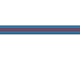 martini racing stripe decals by