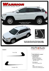 Details About 2014 2019 Jeep Cherokee Warrior 3m Pro Vinyl Graphics Stripes Decals Upper Body