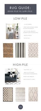 low pile vs high pile rugs studio mcgee
