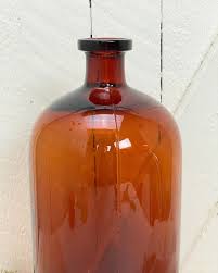 Large Vintage Apothecary Bottle Vintage