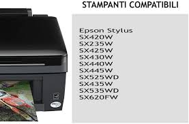 Драйвер для сканера epson stylus sx235w mac os. 6 Nero Compatibile Per Cartucce Epson T1281 T1281xl T128 Per Epson Stylus S22 Sx125 Sx130 Sx230 Sx235w Sx420w Sx425w Sx430w Sx435w Sx440w Sx445w Stylus Office Bx305f Bx305fw Plus Uoopo T1281 Stampanti E