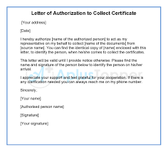 authorization letter letter of