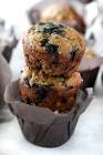 blueberry banana oat muffins