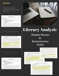 Examples of literary essay   our work