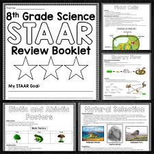 Staar Science Review Booklet Bundle 8th Grade Science
