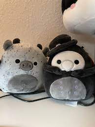 Aldron was the first squishmallow that I actively really wanted and  yesterday my girlfriend surprised me with these 2, they are so amazing I'm  so grateful 😁😁 : r/squishmallow