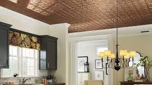 install tin or metal ceiling tiles