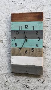 Unique Wall Clock Coastal Decor Beach