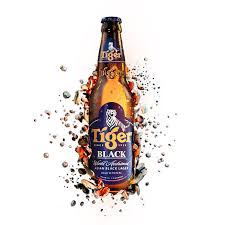The beer is made of pilsner malt, corn sugar, yeast, and noble hop variants: Tiger Black And White Machineast