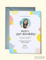 26 photo birthday invitation templates