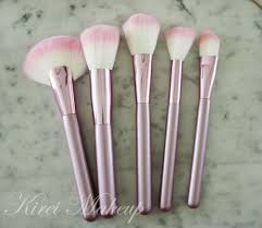 tmart pink 22 piece makeup brush set