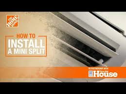 how to install a mini split the home