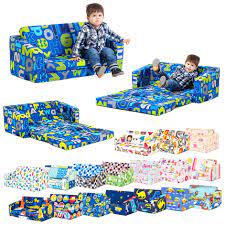 lily kids flip out sofa sleep over fold