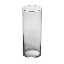 libbey 9 inch high large glass cylinder