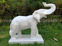 Garden Ornament Roaring Elephant Xl
