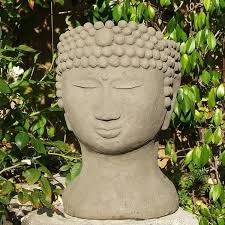 Buddha Head Shaped Flower Pots Made