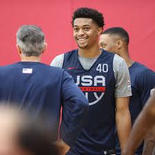 This isn't team handball, after all (all. Keldon Johnson Has Been Promoted To Team Usa Pounding The Rock