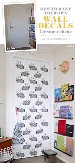 Super Affordable Diy Wall Decals Using