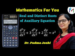 How To Find Roots Of Auxiliary Equation