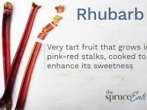 How is rhubarb sold?