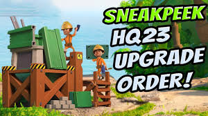 Boom Beach Hq23 Upgrade Order Release Date