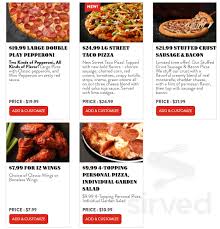 round table pizza menu in vacaville