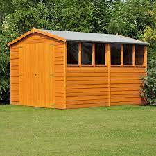 Shire Overlap Garden Shed 12x6 With