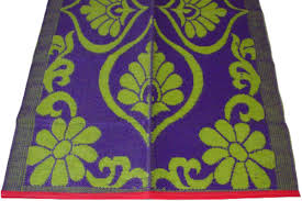 decorative floor mat indian purple