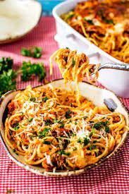 baked spaghetti with ricotta wendy polisi